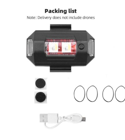 DJI Mini 3 Pro/Mavic 3/2/Mavic Air 2/2S/Mini 2/SE/FPV防撞警告LED信号指示灯的7色闪光灯 DJI Mini 3 Pro/Mavic 3/2/Mavic Air 2/2S/Mini 2/SE/FPV防撞警告LED信号指示灯的7色闪光灯